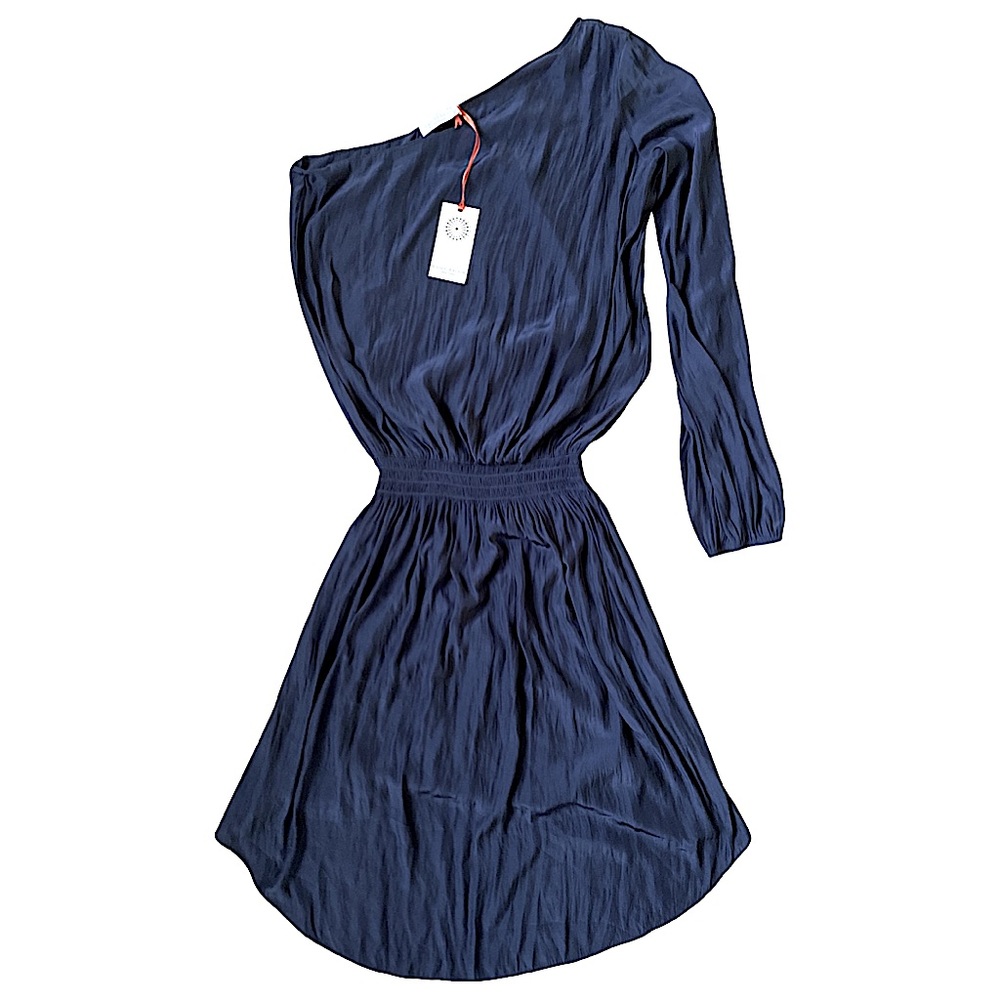 Ramy Brook Lilia Dress Navy Silk